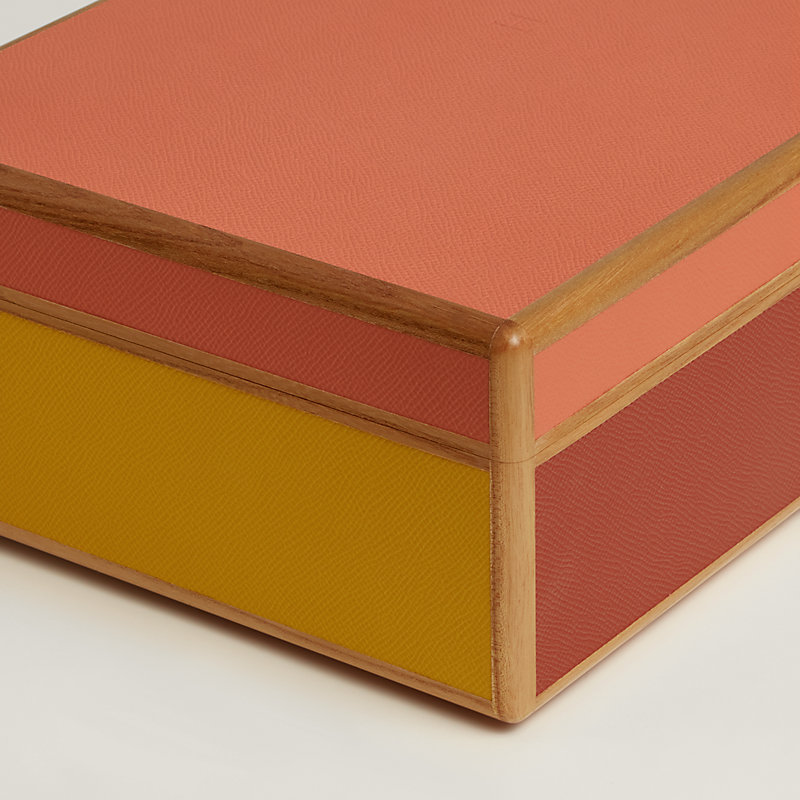 Amalthee Tricolore watch box, large model | Hermès USA
